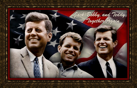 jfk-rfk-emk tribute based on a nineteen-sixty newscom/rapport hyannisport photo jfk-rfk-emk tribute based on a nineteen-sixty newscom/rapport hyannisport photo